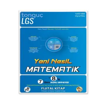 Yeni Nesil Matematik 7den 8e Soru Bankası - Tonguç Yayınları