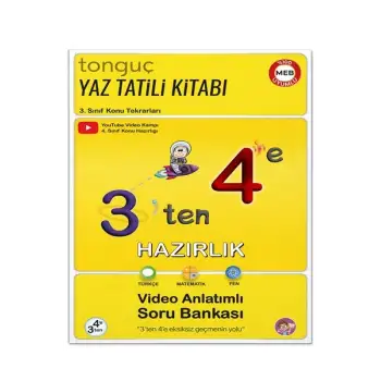 3ten 4e Hazırlık Kitabı - Tonguç Yayınları