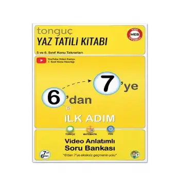 6dan 7ye Hazırlık Kitabı - Tonguç Yayınları