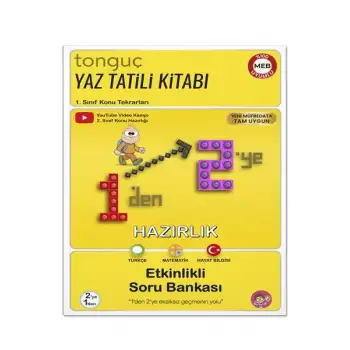 1den 2ye Hazırlık Kitabı - Tonguç Yayınları