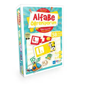 Okul Öncesi - Alfabe Öğreniyorum Blue Focus Games