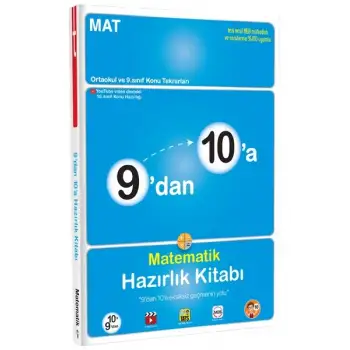9dan 10a Matematik Hazırlık Kitabı - Tonguç Yayınları