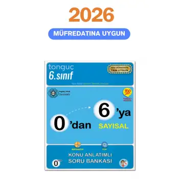 0dan 6ya Sayısal Konu Anlatımlı Soru Bankası - Tonguç Yayınları