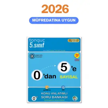 0dan 5e Sayısal Konu Anlatımlı Soru Bankası - Tonguç Yayınları