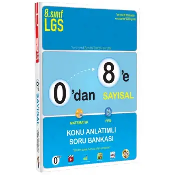 0dan 8e Sayısal Konu Anlatımlı Soru Bankası - Tonguç Yayınları
