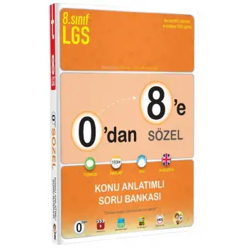 0dan 8e Sözel Konu Anlatımlı Soru Bankası - Tonguç Yayınları