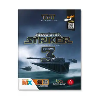 Striker TYT 3lü Deneme Tamamı Video Çözümlü A Yayınları