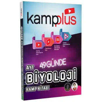 Kampplus 49 Günde AYT Biyoloji Kampı Video Anlatımlı Kamp Kitabı