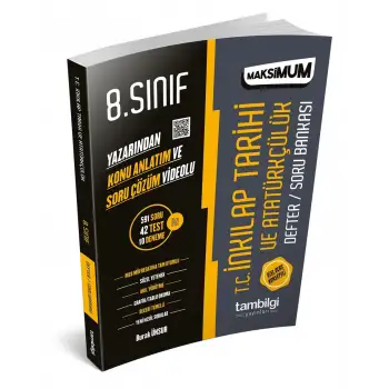 8.Sınıf T.C İnkılap Tarihi Ve Atatürkçülük Defter/Soru Bankası Tambilgi Yayınları