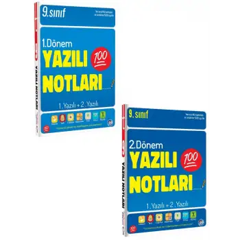9. Sınıf Yazılı Notları 1. Dönem ve 2. Dönem 1 ve 2. Yazılı - Tonguç Yayınları
