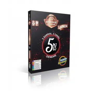 8.Sınıf LGS Bronz 5 li Sarmal Deneme Ünlüler Karması