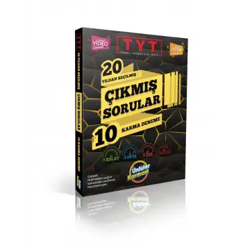 TYT 20 Yıldan Seçilmiş 10 Karma Deneme Ünlüler Karması