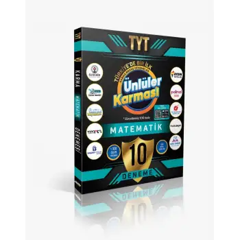TYT Matematik 10 Karma Deneme Ünlüler Karması