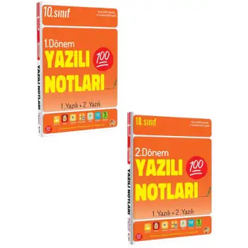 10. Sınıf Yazılı Notları 1. ve 2.  Dönem 1 ve 2. Yazılı - Tonguç Yayınları