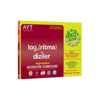AYT Matematik Fasikülleri Logaritma - Dizi Eko - Tonguç Yayınları