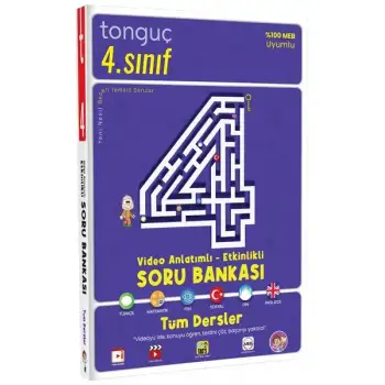 4. Sınıf Tüm Dersler Video Anlatımlı - Etkinlikli Soru Bankası - Tonguç Yayınları