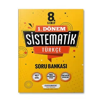 8.Sınıf 1.Dönem Türkçe Soru Bankası Sistematik Yayınları