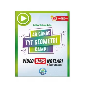 49 Günde TYT Geometri Video Ders Kitabı - Rehber Matematik
