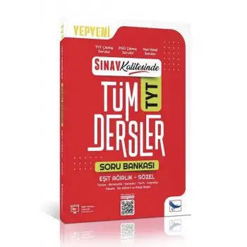 Sınav Kalitesinde TYT EŞİT AĞIRLIK - SÖZEL Tüm Dersler Soru Bankası - Sınav Yayınları