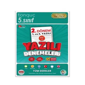 5. Sınıf Yazılı Denemeleri 2. Dönem 1 ve 2. Yazılı - Tonguç Yayınları