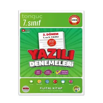 7. Sınıf Yazılı Denemeleri 2. Dönem 1 ve 2. Yazılı - Tonguç Yayınları