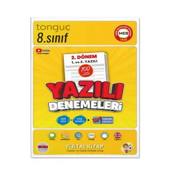 8. Sınıf Yazılı Denemeleri 2. Dönem 1 ve 2. Yazılı - Tonguç Yayınları