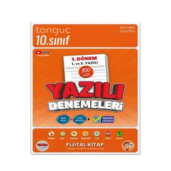 10. Sınıf Yazılı Denemeleri 1. Dönem 1 ve 2. Yazılı - Tonguç Yayınları