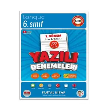 6. Sınıf Yazılı Denemeleri 1. Dönem 1 ve 2. Yazılı - Tonguç Yayınları
