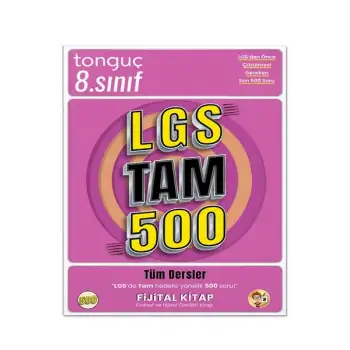 LGS Tam 500 Soru Bankası Tüm Dersler - Tonguç Yayınları