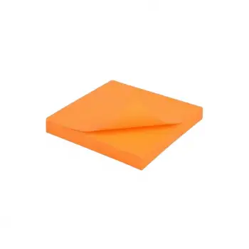 Yapışkanlı Not Kağıdı 76 mm x 76 mm AÇIK TURUNCU 80 Yaprak