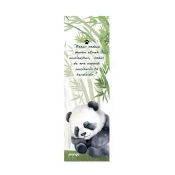 Kitap Ayracı - PANDA Temalı - 400 Gr Karton