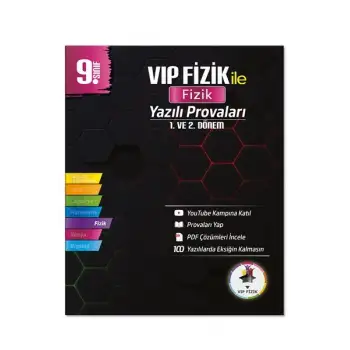 9. Sınıf Fizik Yazılı Provaları - VİP Fizik