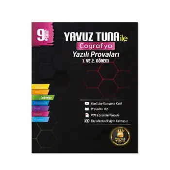 9. Sınıf Coğrafya Yazılı Provaları - Yavuz Tuna