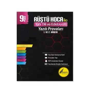 9. Sınıf Türk Dili ve Edebiyatı Yazılı Provaları - Rüştü Hoca
