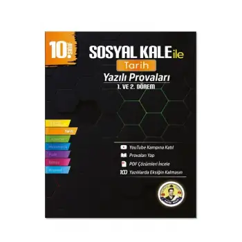 10. Sınıf Tarih Yazılı Provaları - Sosyal Kale