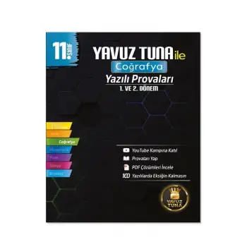 11. Sınıf Coğrafya Yazılı Provaları - Yavuz Tuna