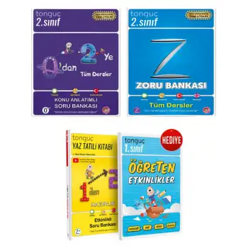 2. Sınıf Zoru Bankası - 0dan 2ye Konu Anlatımlı - 1den 2ye Hazırlık 3lü Set