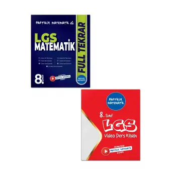 8. Sınıf LGS Matematik Full Tekrar Ve 8. Sınıf Video Ders Kitabı