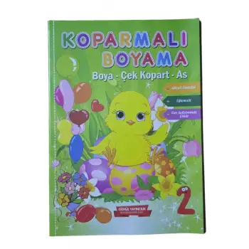 Koparmalı Boyama Defteri 2 - Boya Kopar Sergile