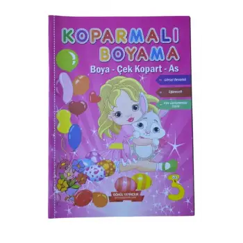 Koparmalı Boyama Defteri 3 - Boya Kopar Sergile