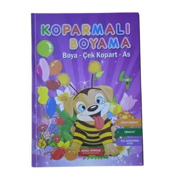 Koparmalı Boyama Defteri 4 - Boya Kopar Sergile