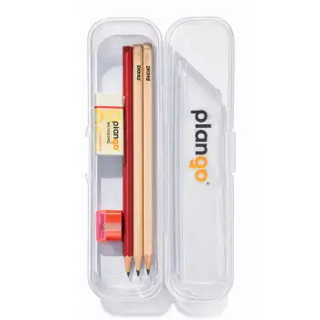 Plango Kalem Seti - Sınav Kalem Seti ve Plastik Kalem - Saklama Kutusu 