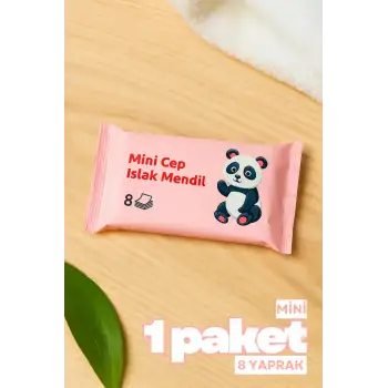 Mini Boy - Cep Islak Mendil 1 Adet - 8 Yaprak
