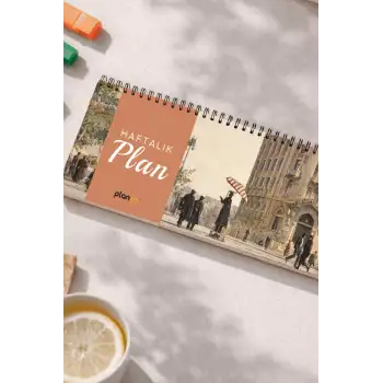Tarihsiz Spiralli Haftalık Masaüstü Planlayıcı - ANKARA - 10x30 cm Plango