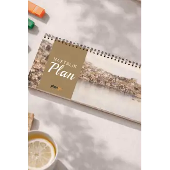 Tarihsiz Spiralli Haftalık Masaüstü Planlayıcı - TRABZON - 10x30 cm Plango