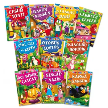 Mini Masallar 2 Set - (10 Kitap) - Timaş