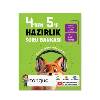 4ten 5e Hazırlık Kitabı - Tonguç Yayınları