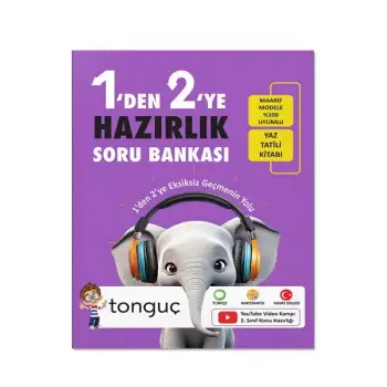 1den 2ye Hazırlık Kitabı - Tonguç Yayınları