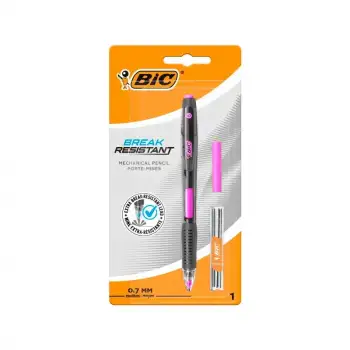 Bic Break Resistant Versatil Kalem 0.7mm + Silgi + Min Blister Set