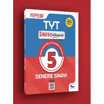 Sınav Kalitesinde TYT 5 Deneme - Sınav Yayınları
